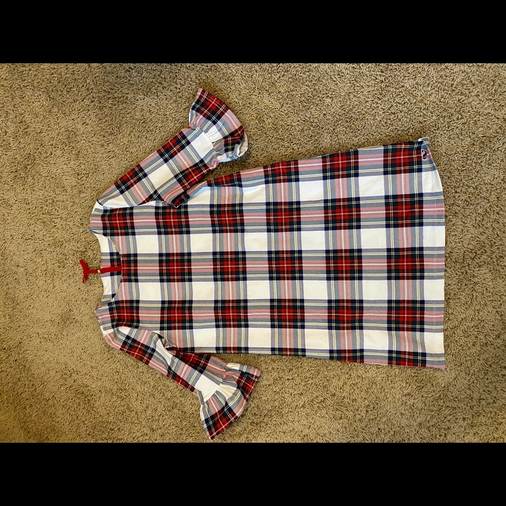 Girls Vineyard Vines Plaid Dress